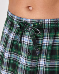 Hanes Men's Flannel Pajama Set, Button Down