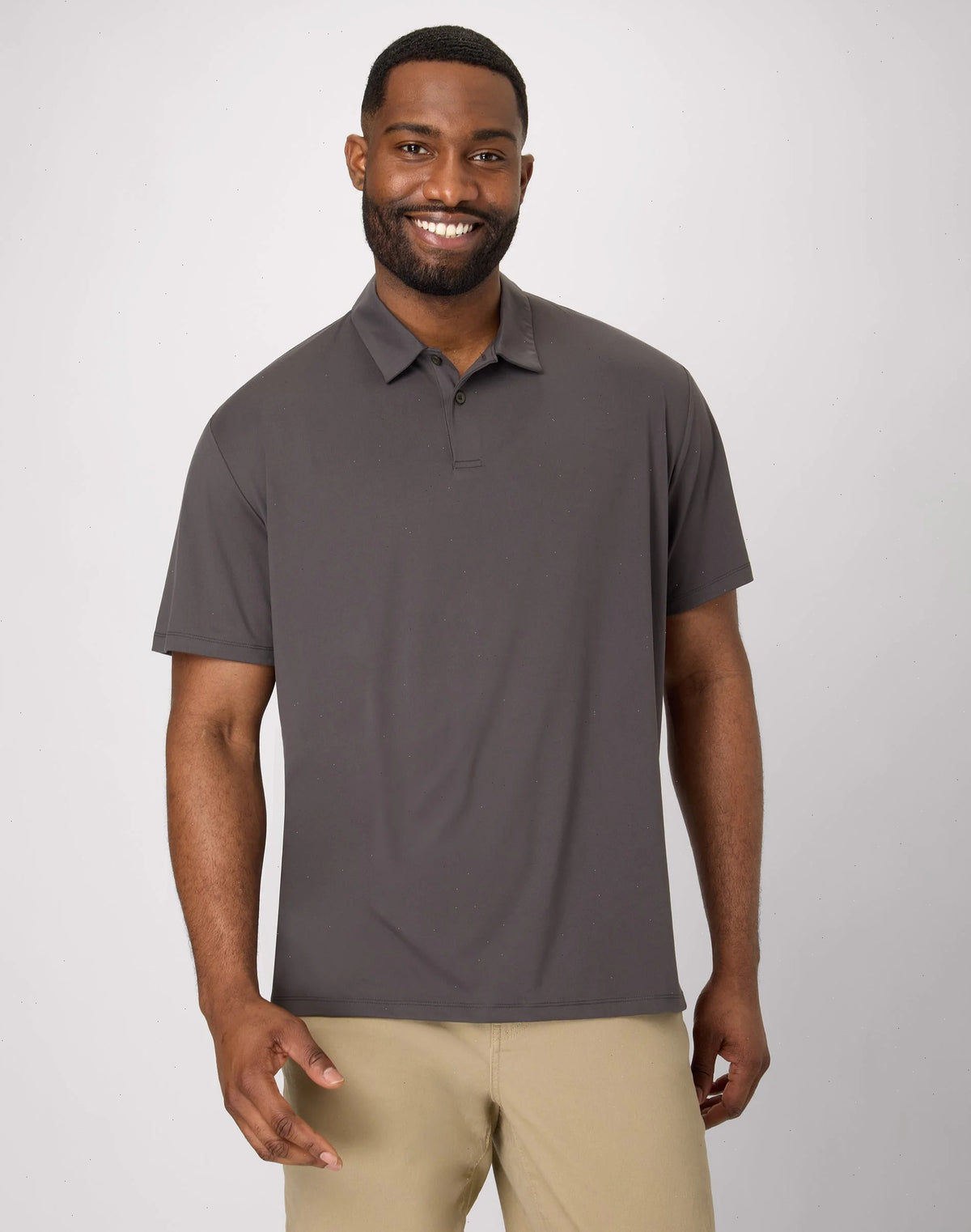 Hanes Moves Men's Short Sleeve Performance Polo