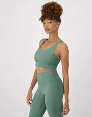 Hanes Moves Women's Crop Sports Bra, Racerback