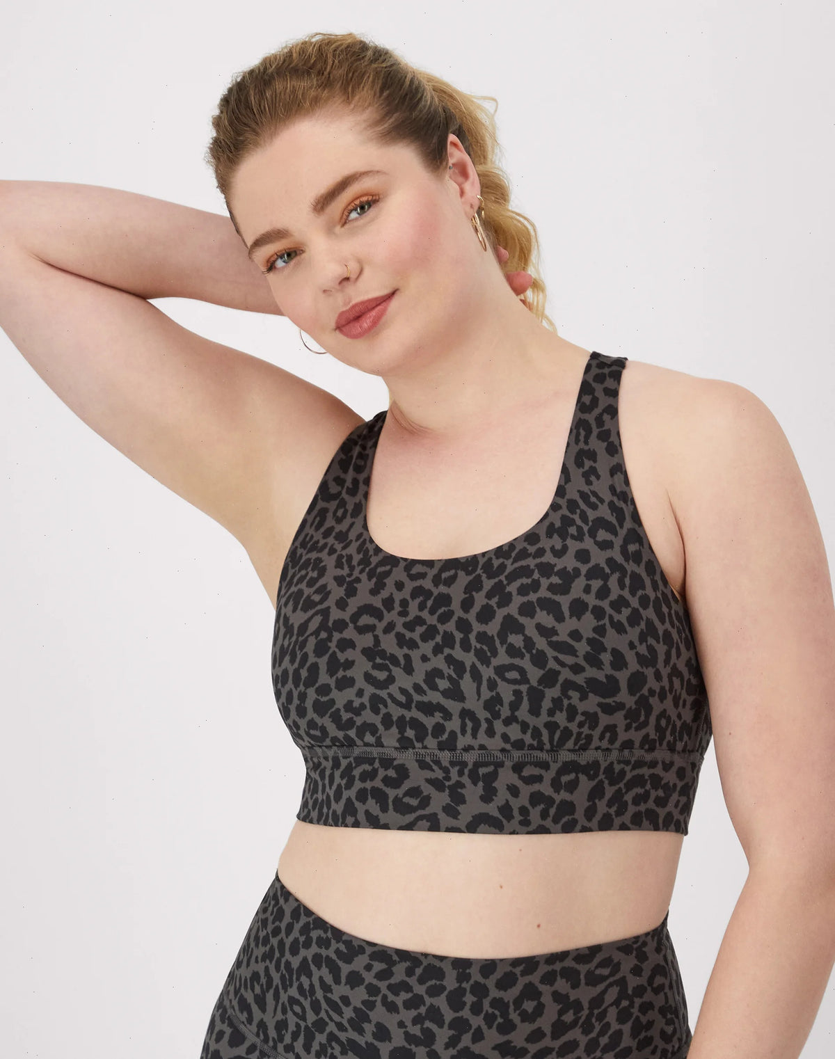 Hanes Moves Women's Crop Sports Bra, Racerback