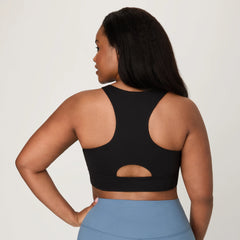 Hanes Moves Women's Crop Sports Bra, Racerback