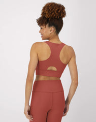 Hanes Moves Women's Crop Sports Bra, Racerback