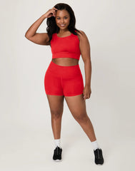 Hanes Moves Women's Crop Sports Bra, Racerback