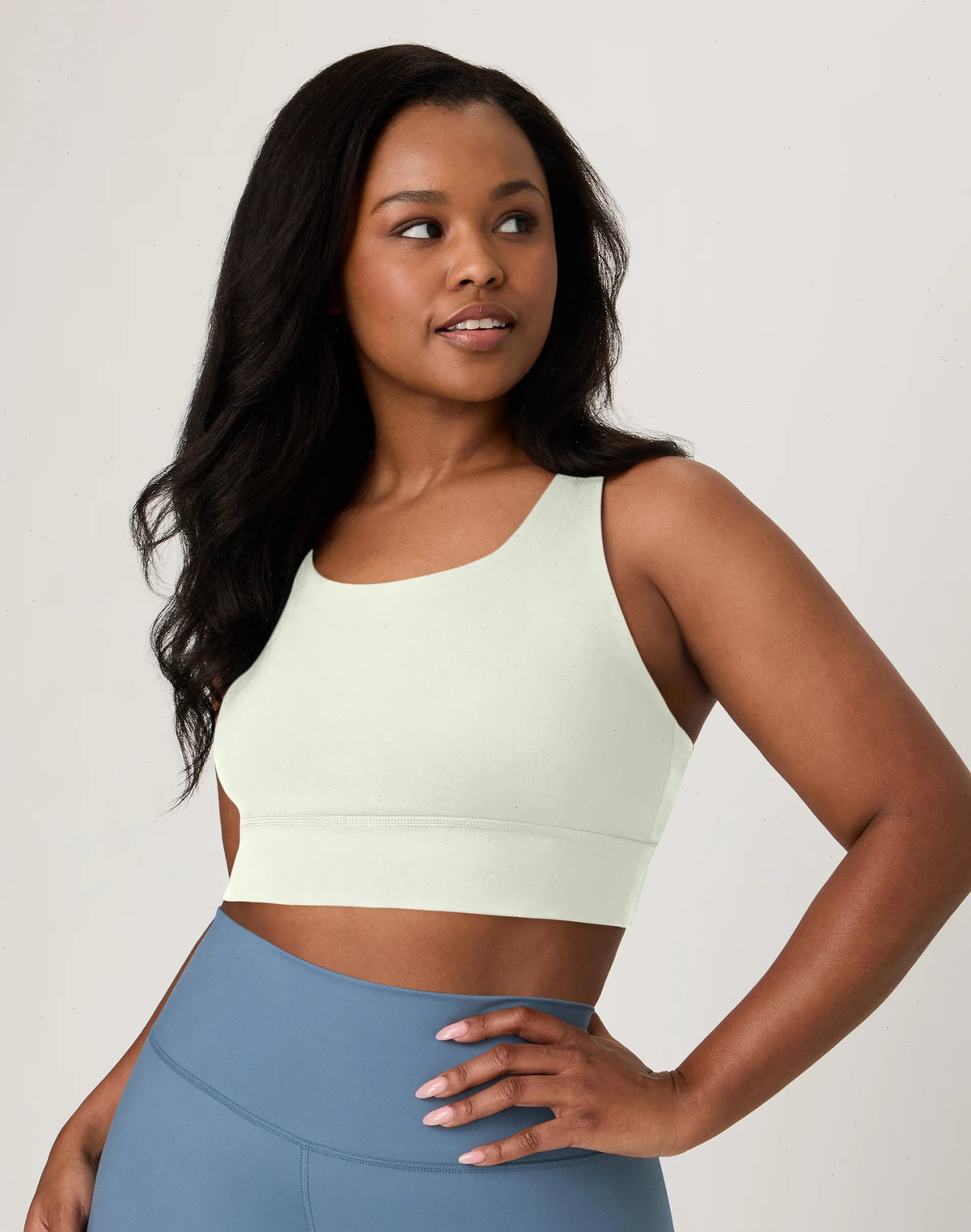 Hanes Moves Women's Crop Sports Bra, Racerback