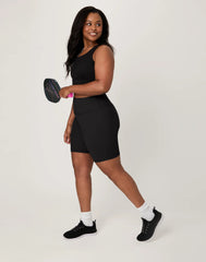 Hanes Moves Women's Bike Shorts with Internal Pocket, 7.25"