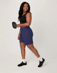 Hanes Moves Women's Bike Shorts with Internal Pocket, 7.25"