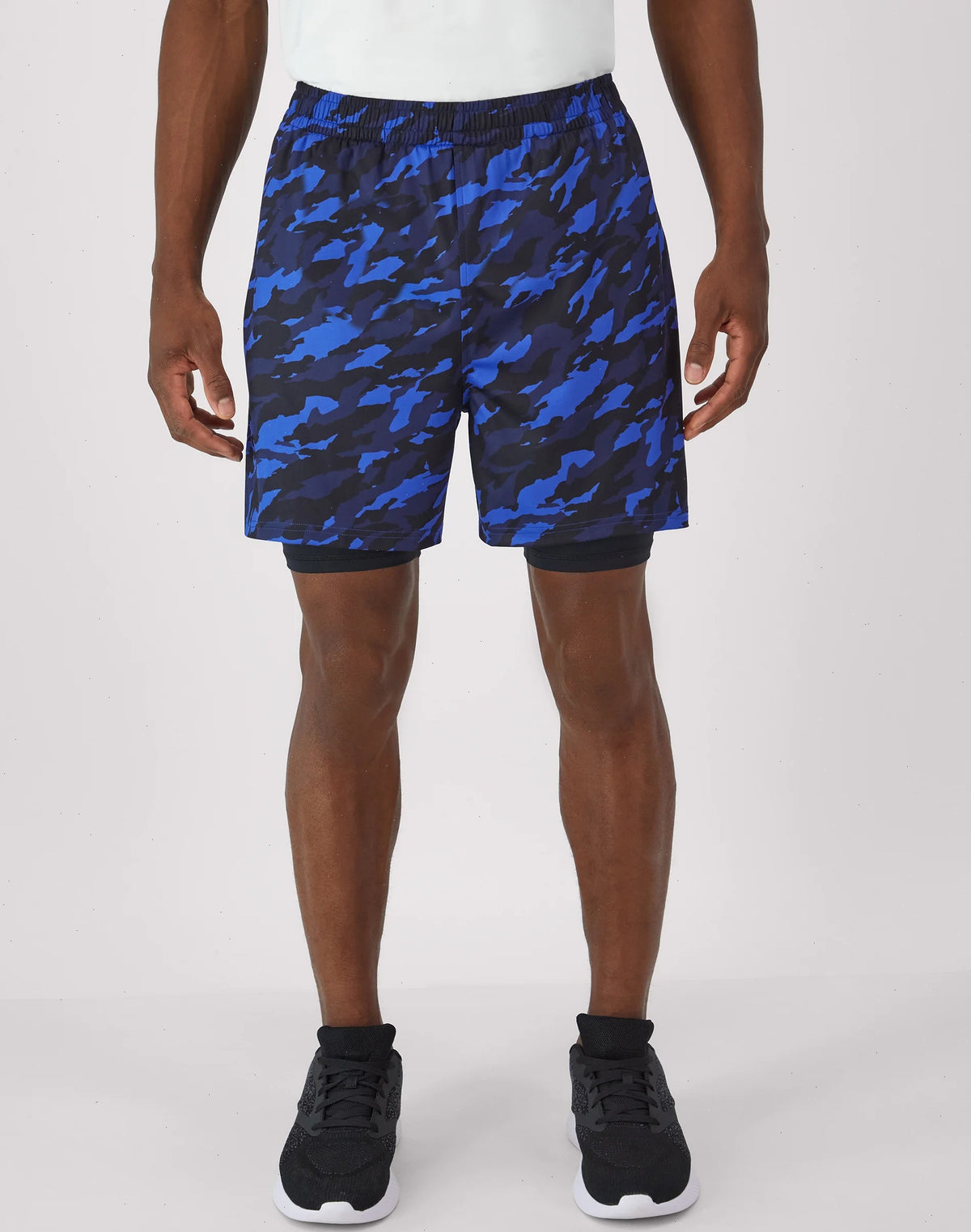 Hanes Moves Men's 2-in-1 Gym Shorts, 5" Inseam