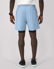 Hanes Moves Men's 2-in-1 Gym Shorts, 5" Inseam