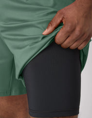 Hanes Moves Men's 2-in-1 Gym Shorts, 7" Inseam