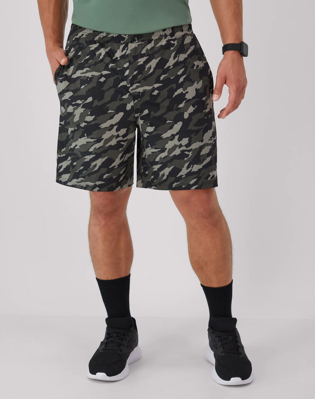 Hanes Moves Men's 2-in-1 Gym Shorts, 7" Inseam