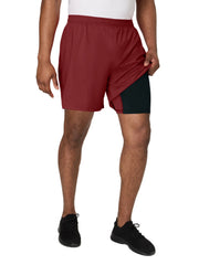 Hanes Moves Men's 2-in-1 Gym Shorts, 7" Inseam