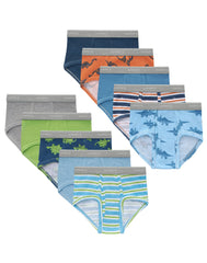 Hanes Toddler Boys' Boxer Underwear Brief, 10-Pack, Cotton