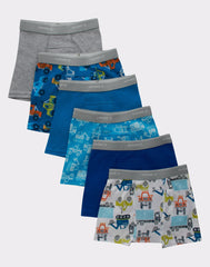 Hanes Boys' Potty Trainer Boxer Briefs, Assorted, 6-Pack