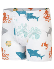 Hanes Pure Comfort Toddler Boys' Underwear Boxer Brief, 7-Pack, Organic Cotton, Theme Pack