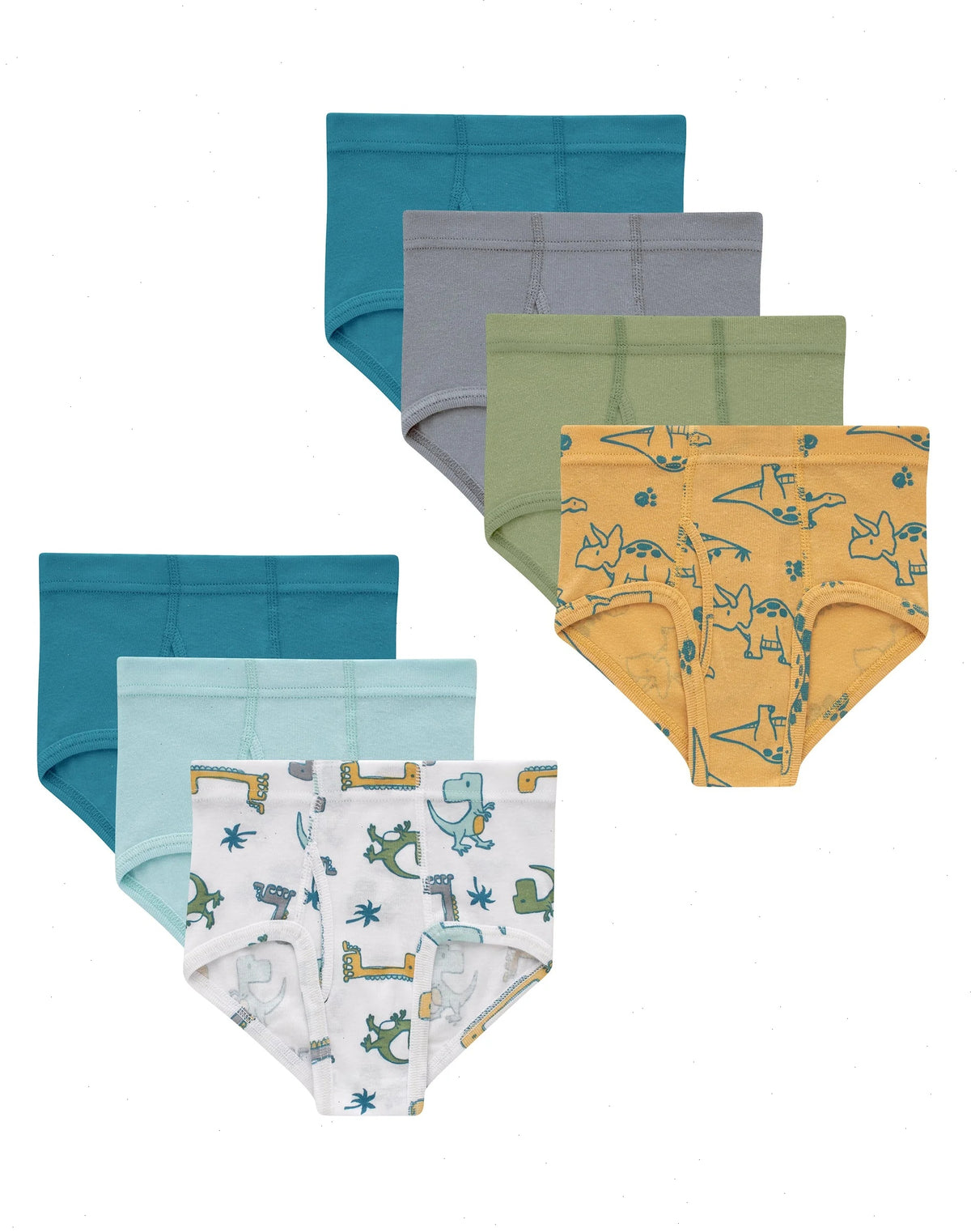 Hanes Pure Comfort Toddler Boys' Underwear Brief, 7-Pack, Organic Cotton