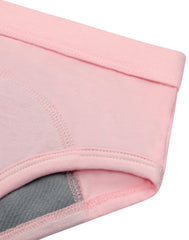 Hanes Toddlers' Girls' Heavy Absorbency Underwear Briefs Pack, 5-Pack, Potty Training, Prints