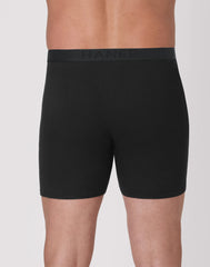 Hanes Ultimate Big Men's ComfortBlend Boxer Brief Underwear, Black/Grey, 3-Pack (Big &amp; Tall Sizes)