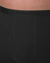 Hanes Ultimate Big Men's ComfortBlend Boxer Brief Underwear, Black/Grey, 3-Pack (Big &amp; Tall Sizes)