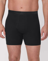 Hanes Ultimate Big Men's ComfortBlend Boxer Brief Underwear, Black/Grey, 3-Pack (Big &amp; Tall Sizes)