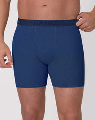 Hanes Ultimate Big Men's ComfortBlend Boxer Brief Underwear, Assorted, 3-Pack (Big &amp; Tall Sizes)