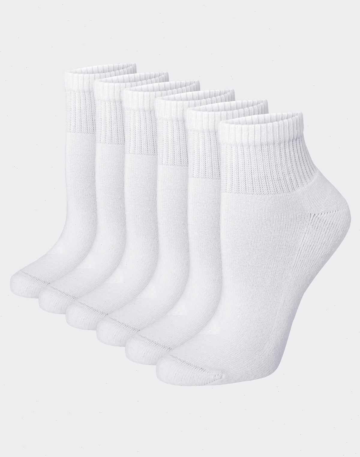 Hanes Ultimate Women's Ankle Socks, Cushioned, 6-Pairs