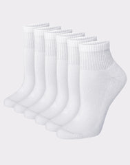 Hanes Ultimate Women's Ankle Socks, Cushioned, 6-Pairs