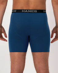 Hanes Ultimate Comfort Flex Fit Total Support Pouch Men's Boxer Brief Underwear, Red/Blue/Black/Grey, 4-Pack