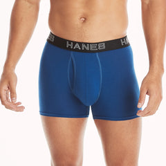 Hanes Ultimate Comfort Flex Fit Total Support Pouch Men's Trunk Underwear, Assorted, 4-Pack