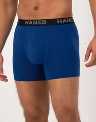 Hanes Ultimate Comfort Flex Fit Total Support Pouch Men's Trunk Underwear, Assorted, 4-Pack