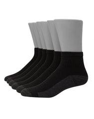 Hanes Ultimate Men's Ultra Cushion Ankle Socks, 6-Pairs