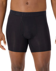 Hanes Originals Ultimate Men's SuperSoft Boxer Brief Underwear, Black, 3-Pack