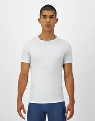 Hanes Originals Ultimate Men's SuperSoft Crewneck Undershirt, White, 2-Pack