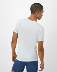 Hanes Originals Ultimate Men's SuperSoft Crewneck Undershirt, White, 2-Pack