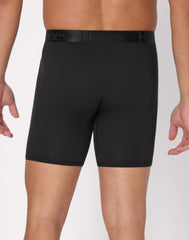 Hanes Originals Ultimate Men's SuperSoft Boxer Brief Underwear, Total Support Pouch, Black, 3-Pack