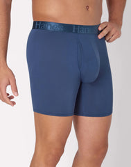 Hanes Originals Ultimate Men's SuperSoft Boxer Brief Underwear, Total Support Pouch, Assorted, 3-Pack