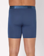 Hanes Originals Ultimate Men's SuperSoft Boxer Brief Underwear, Total Support Pouch, Assorted, 3-Pack