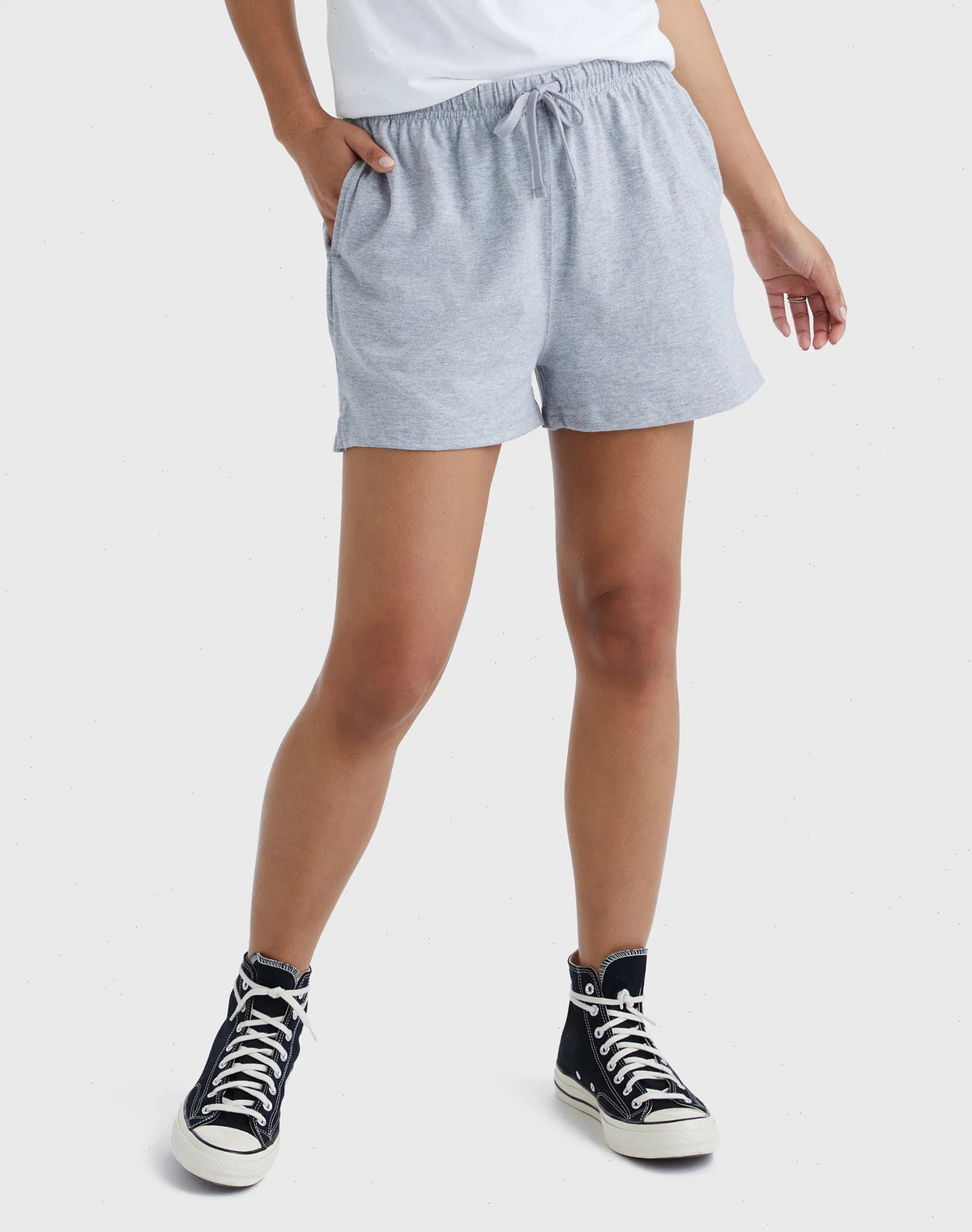 Hanes Originals Women's Cotton Jersey Shorts, 2.5"