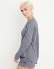 Hanes Originals Tri-Blend Women's Long Sleeve T-Shirt, Relaxed Fit