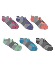 Hanes Women's Performance Heel Shield Socks, Cushioned, 6-Pairs