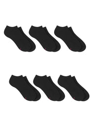 Hanes Women's Performance No Show Socks, Cushioned, 6-Pairs