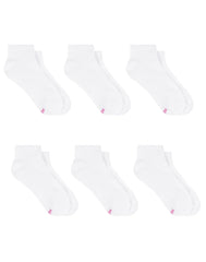 Hanes Women's Performance Ankle Socks, Cushioned, 6-Pairs